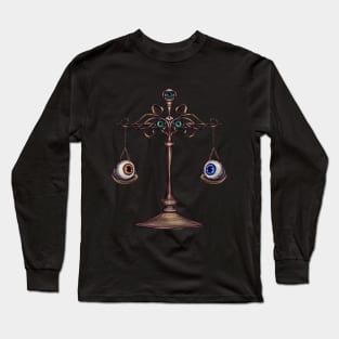 Libra Zodiac Sign Long Sleeve T-Shirt